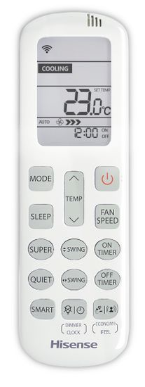 Инверторная сплит-система Hisense LUX Design SUPER DC Inverter (R32) AS-10UW4RVETS00 (комплект)