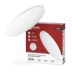 Светильник светодиодный NEO SIMPLE-9540-WH 95Вт 230В 4000K 7600Лм 460x67мм белый IN HOME