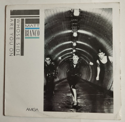 Винтажная виниловая пластинка LP Matt Bianco Whose Side Are You On (ГДР 1990)