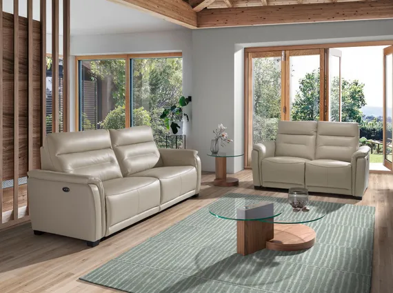 Журнальный столик Angel Cerda 2036, Ø80 см, стекло, орех