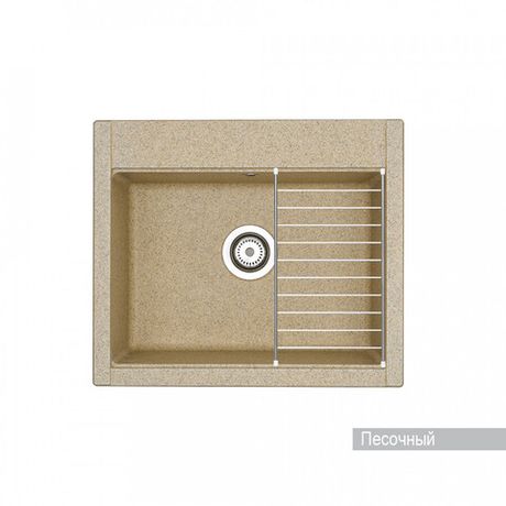 Кухонная мойка AQUATON Делия 60 Песочный