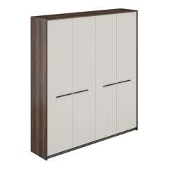 RF.506.DA.PG / Шкаф высокий (для одежды) (2 шт), 1840х410х1994 / корпус: дуб адриа, фасады: жемчужно-серый