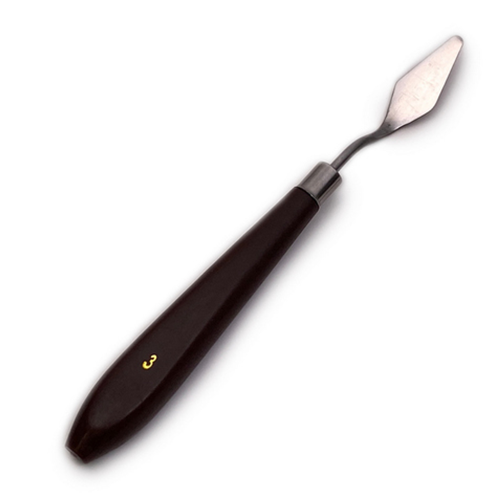 Лопатка (мастихин) кондитерская с пластиковой ручкой №3