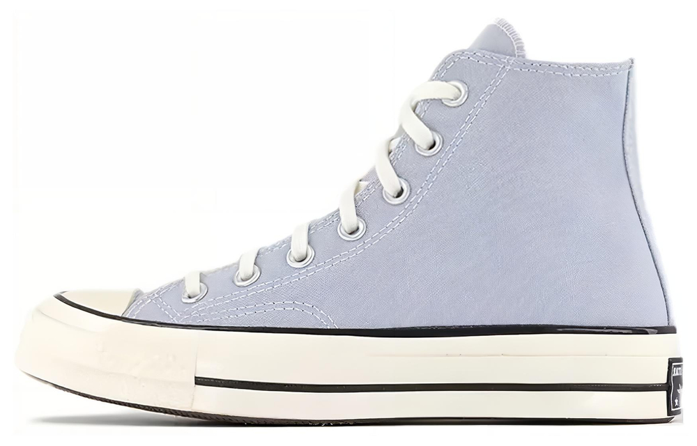 Converse 1970s High Ghosted non-slip wear-resistant high-top canvas shoes for men and women the same light blue