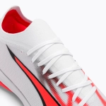 Футзалки PUMA Ultra Match IT puma white/puma black/fire orchid