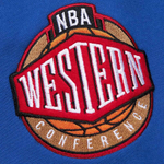 Баскетбольная толстовка Mitchell&Ness NBA Chainstitch Fleece Vintage Logo Denver Nuggets Sweatshirt Blue