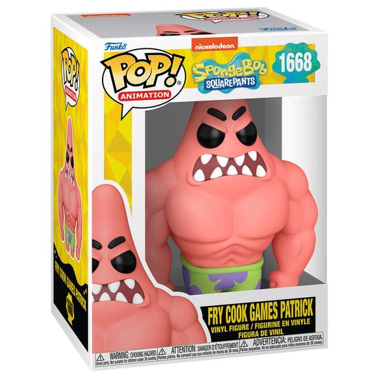 Фигурка Funko POP! Animation Spongebob SquarePants 25th Fry Cook Games Patrick (1668) 75736