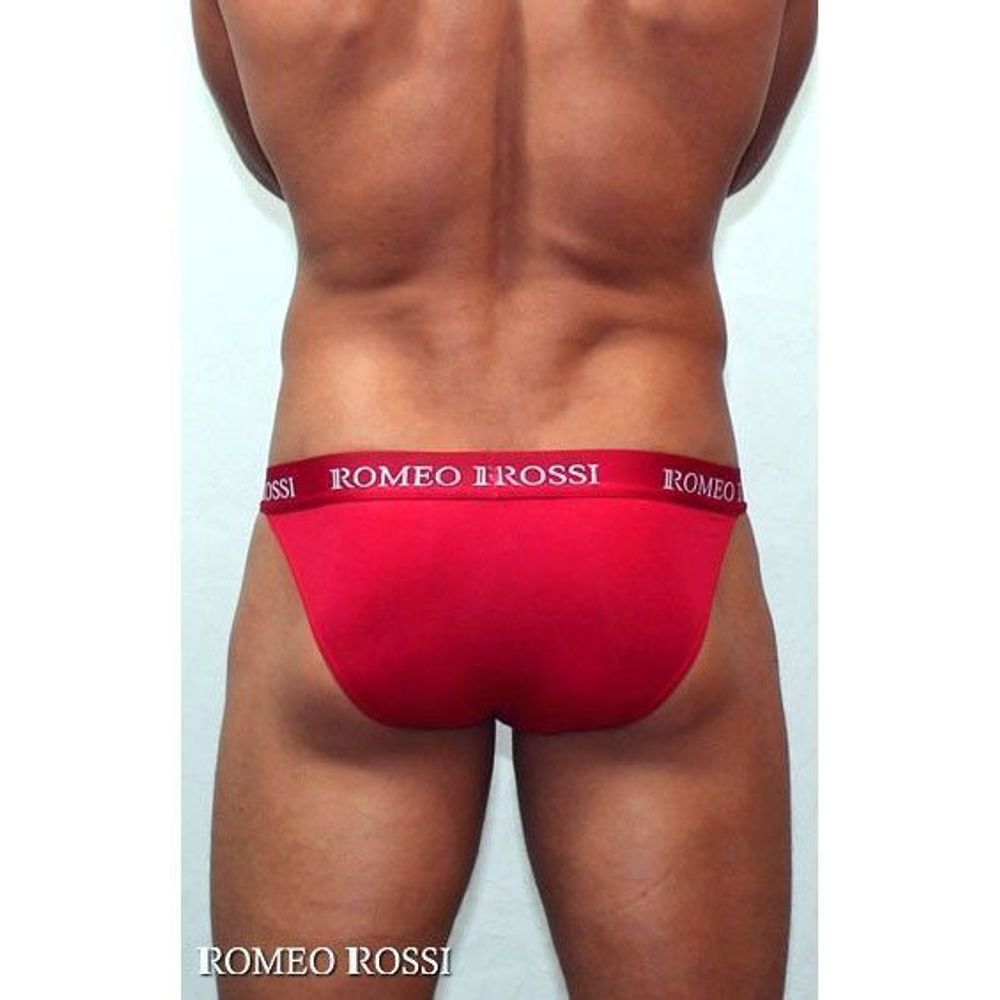 Мужские трусы танга красные Romeo Rossi Tanga RR3001-08