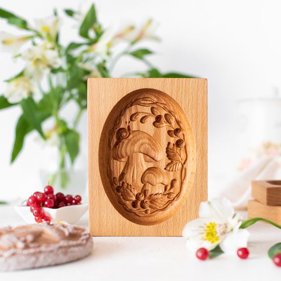 Пряничная доска с грибочками Дары леса