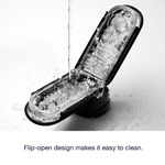 Черный мастурбатор Flip Zero (Цвет: черный)