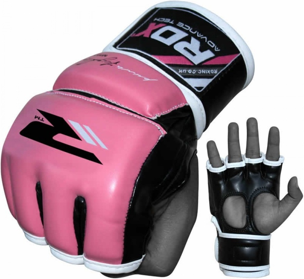 Перчатки для MMA RDX F12 Training Grappling Gloves Pink