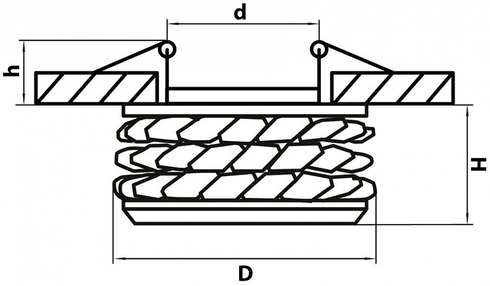 Встраиваемый светильник Lightstar Onora 031802