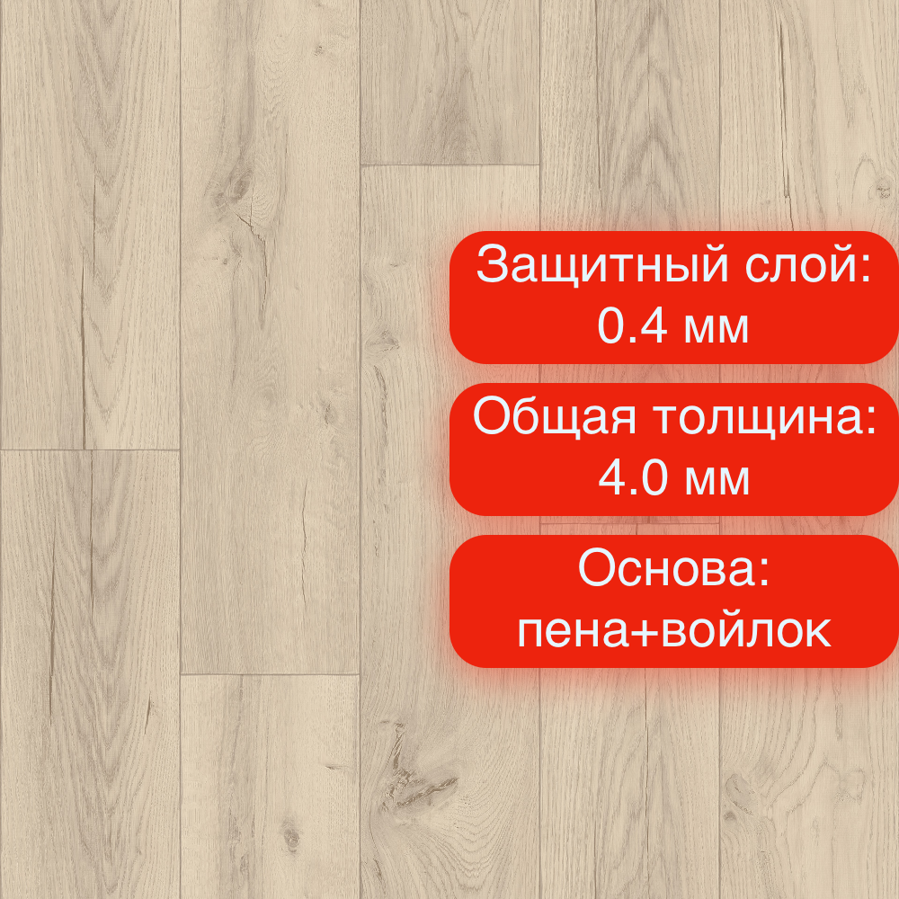 Линолеум Hometown Teora 6