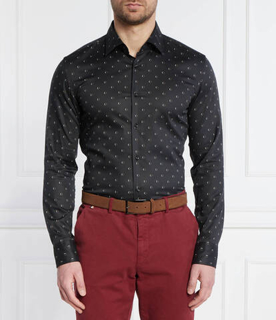 Рубашка H-HANK-kent-C1-214 BOSS BLACK - черный(50512861)