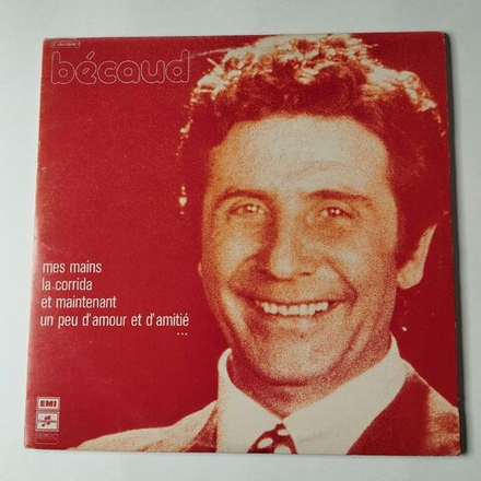 Винтажная виниловая пластинка LP Gilbert Becaud Жильбер Беко (France 1975)