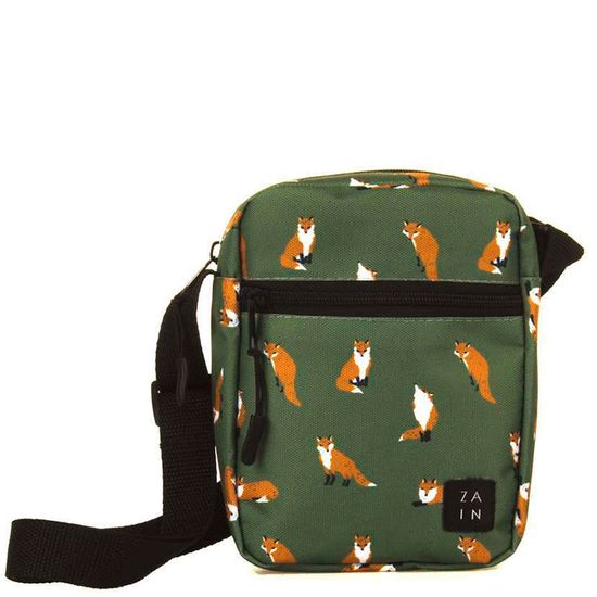 Мини сумка мессенджер ZAIN 219. Лисы