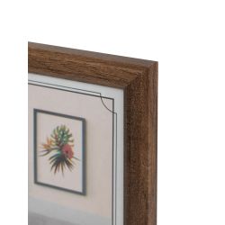 Фоторамка Image Art С22 МДФ универсальная 15х21 цвет мокко вставка прозрачный пластик | Image Art