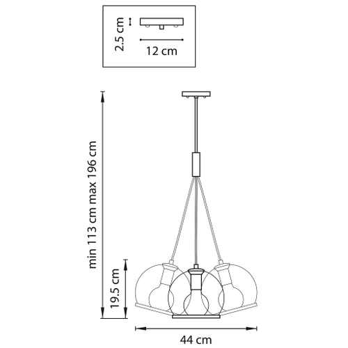 Подвесной светильник Sferico Lightstar 729031