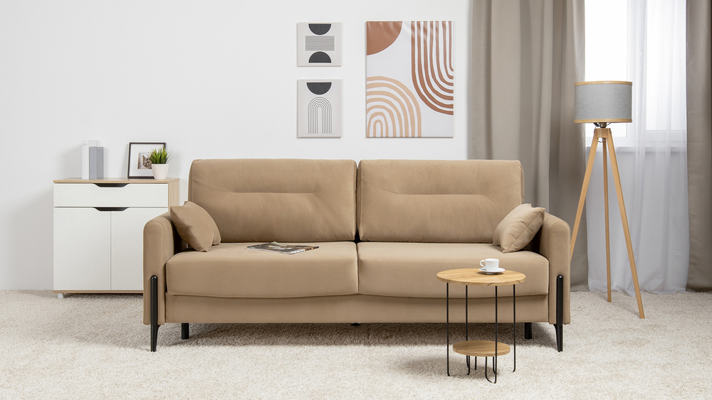 Барселона диван-кровать (бежевый)