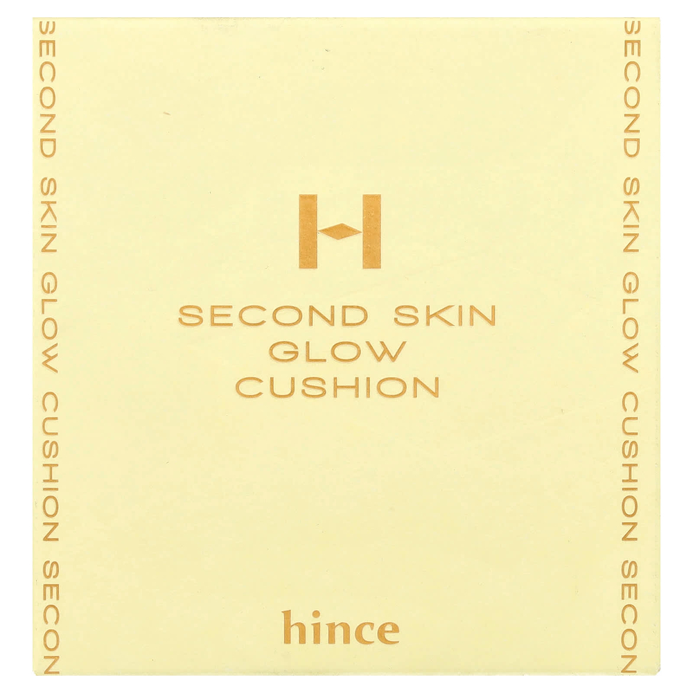 Hince, Second Skin Glow, кушон, оттенок 21 слоновая кость, 12 г (0,42 унции)