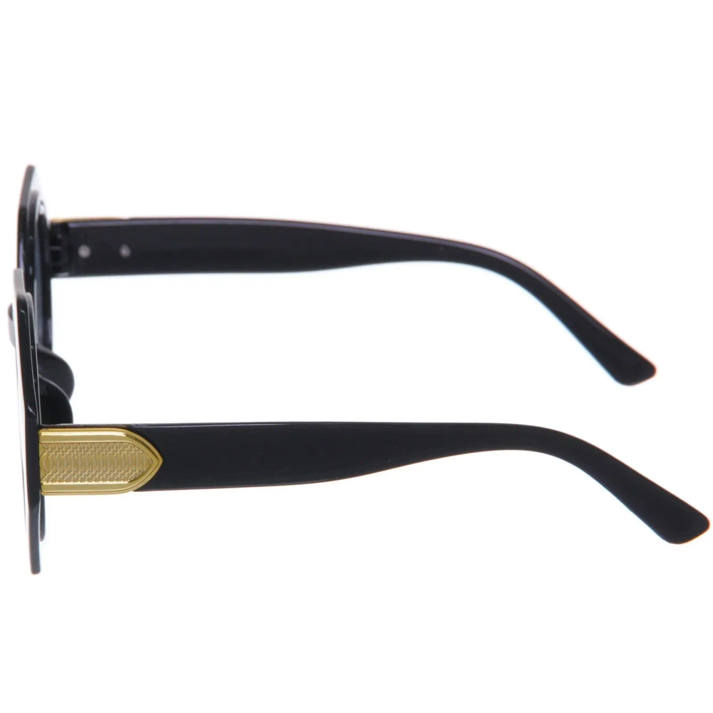 Очки солнцезащитные детские «ЖАРА», круглые, цвет черный