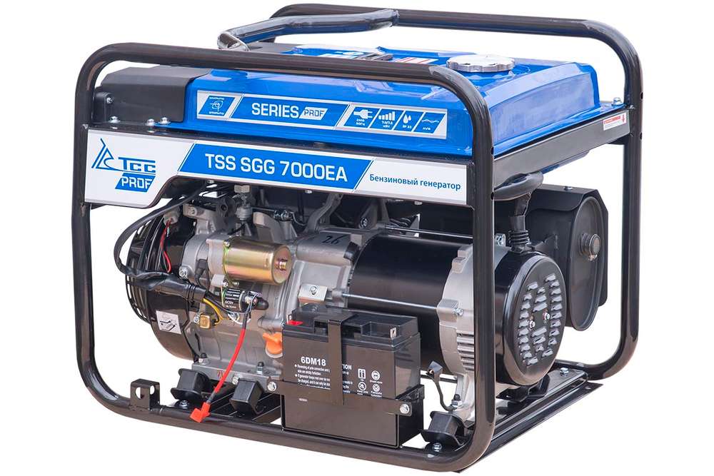 Бензогенератор 7 кВт TSS SGG 7000E3A с в кожухе МК