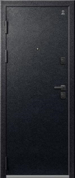 Входная дверь Центурион C-105 800*2000 Чёрный муар