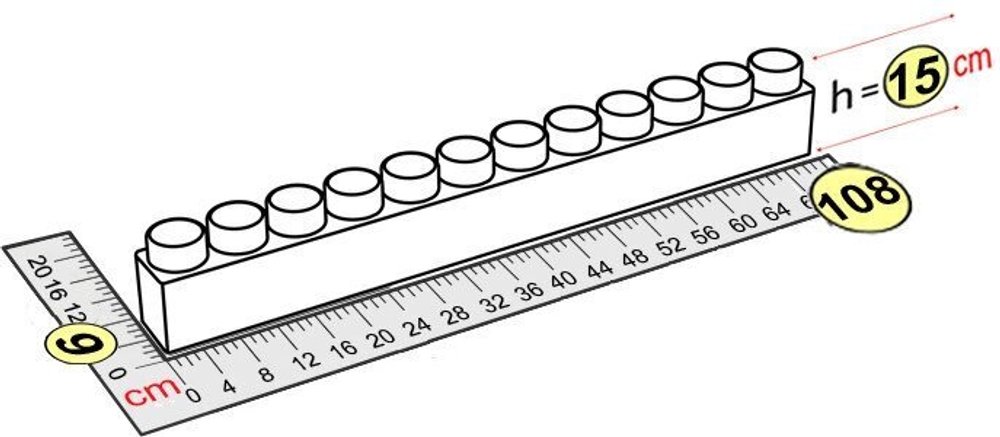 Набор GigoBloks Outdoor 15" L - 567x432 см