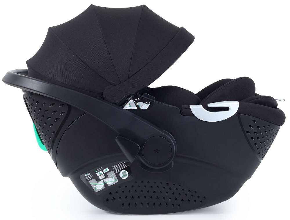 Детская коляска Rant Teo Soft 3 в 1 с автокреслом Aster Zero Black Cloud