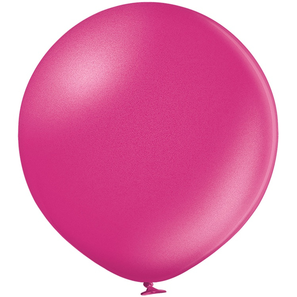 Шар латексный Экстра Металлик 61 см (Розовый)