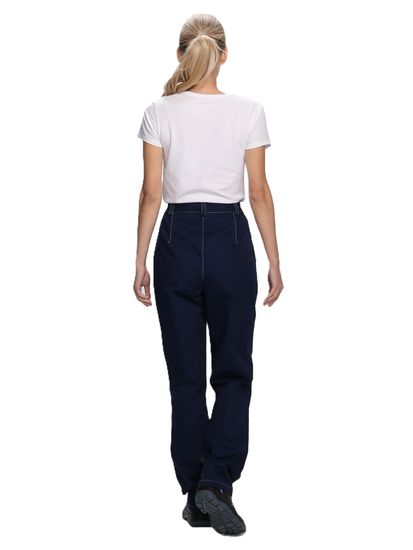 Костюм женский "Формула-1" (куртка+брюки) т.синий/васильковый/черный