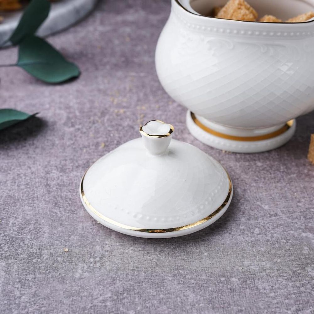 Сахарница 180 мл d 10,2 см h8 см Gold Aristocrat Noble [1]