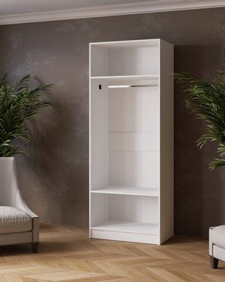 Шкаф комбинированный Ларс (0,8) с зеркалом