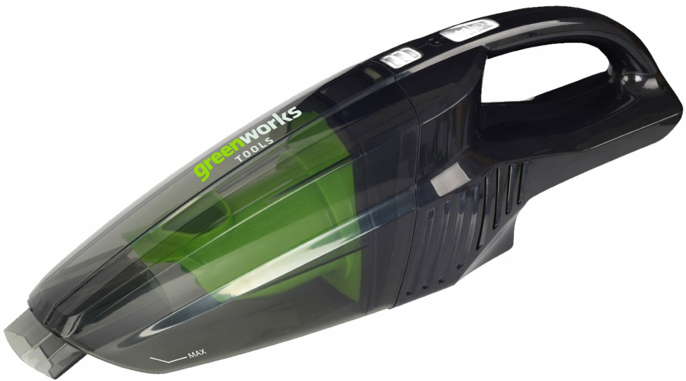 Пылесос ручной аккумуляторный GREENWORKS G24HV,24В,500мл,без АКБ и ЗУ (4700007)