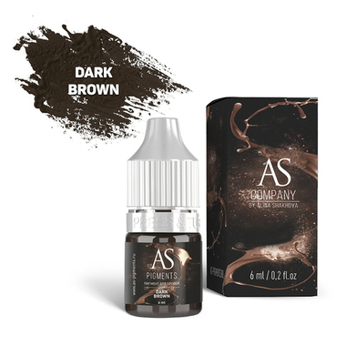 Пигмент AS Pigment Брюнет (Dark Brown), 6мл.