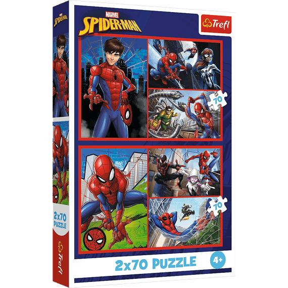 Pazl / Пазлы / Puzzles - "2x70" - Spider stories / Disney Marvel Spiderman