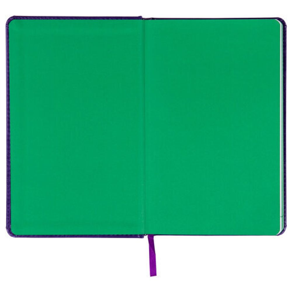 Ежедневник датированный 2023 А5 138x213 мм BRAUBERG "Rainbow", под кожу, сиреневый, 114052