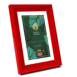 Фоторамка сосна 10х15 см красная