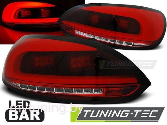 Задние фонари для Volkswagen Scirocco III (08-...) LED Red Crystal