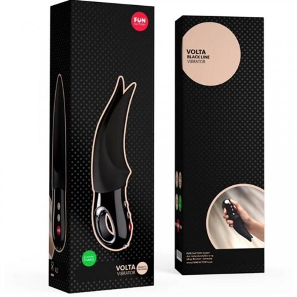 Вибратор VOLTA черный от Fun factory
