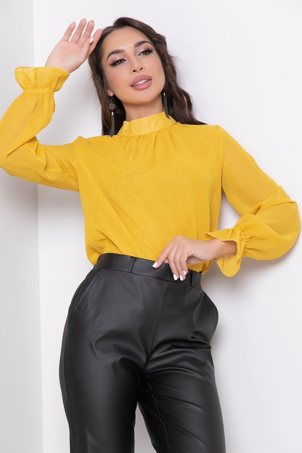 Блуза Супер (горчица) Diolche