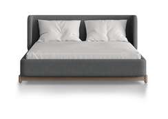 Кровать Basic спальное место 140*200 см (светло-серый, твид)