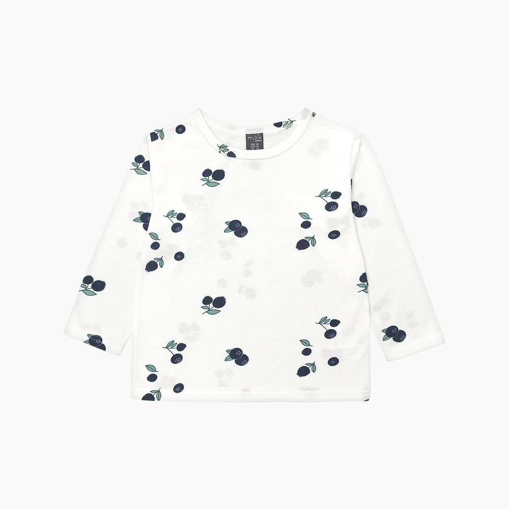 Лонгслив оверсайз Mjölk Голубика, уценка