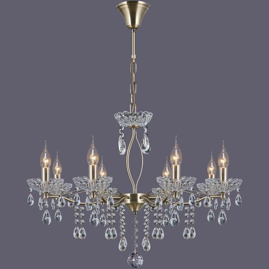 Люстра потолочная ILLUMICO E14  IL0265-8PSQ-39 AB