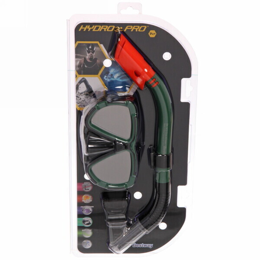 Набор для подводного плавания от 14 лет Dominator II: маска,трубка Bestway (24053)