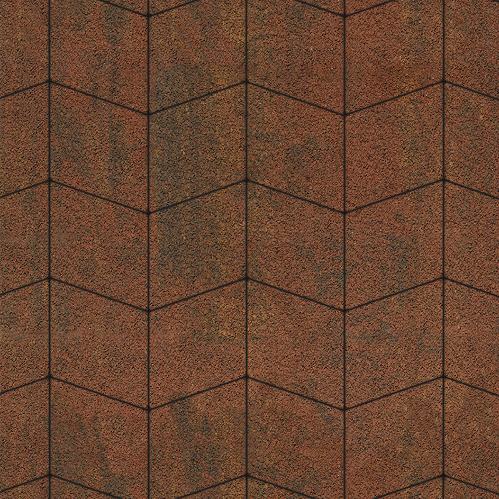 Тротуарная плитка РОМБ - Листопад гранит Арабская ночь