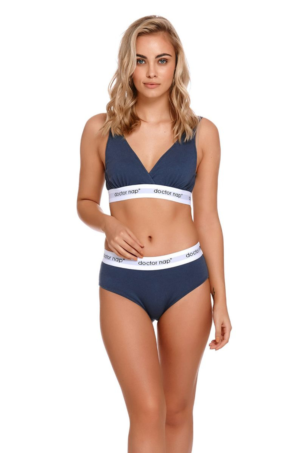 Мягкий и удобный бюстгальтер-топ из хлопка (Размер: L) (Цвет: розовый)