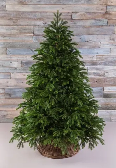 Ель Коттеджная 365 см., литая хвоя+пвх, Black Box (74335)