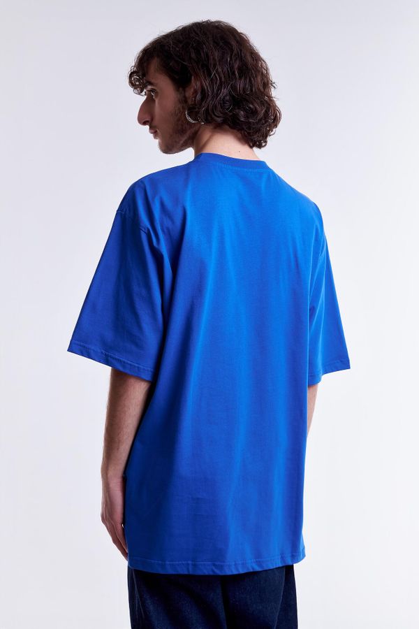 Футболка Бланк Ярко-Синяя - фото 8