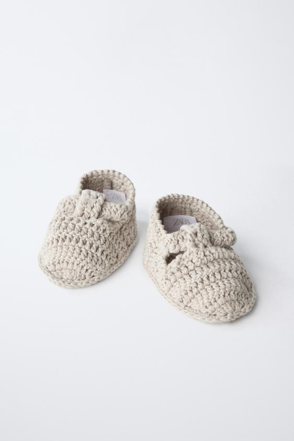 ZARA ТРИКОТАЖНЫЕ ПИНЕТКИ, СИНИЙ